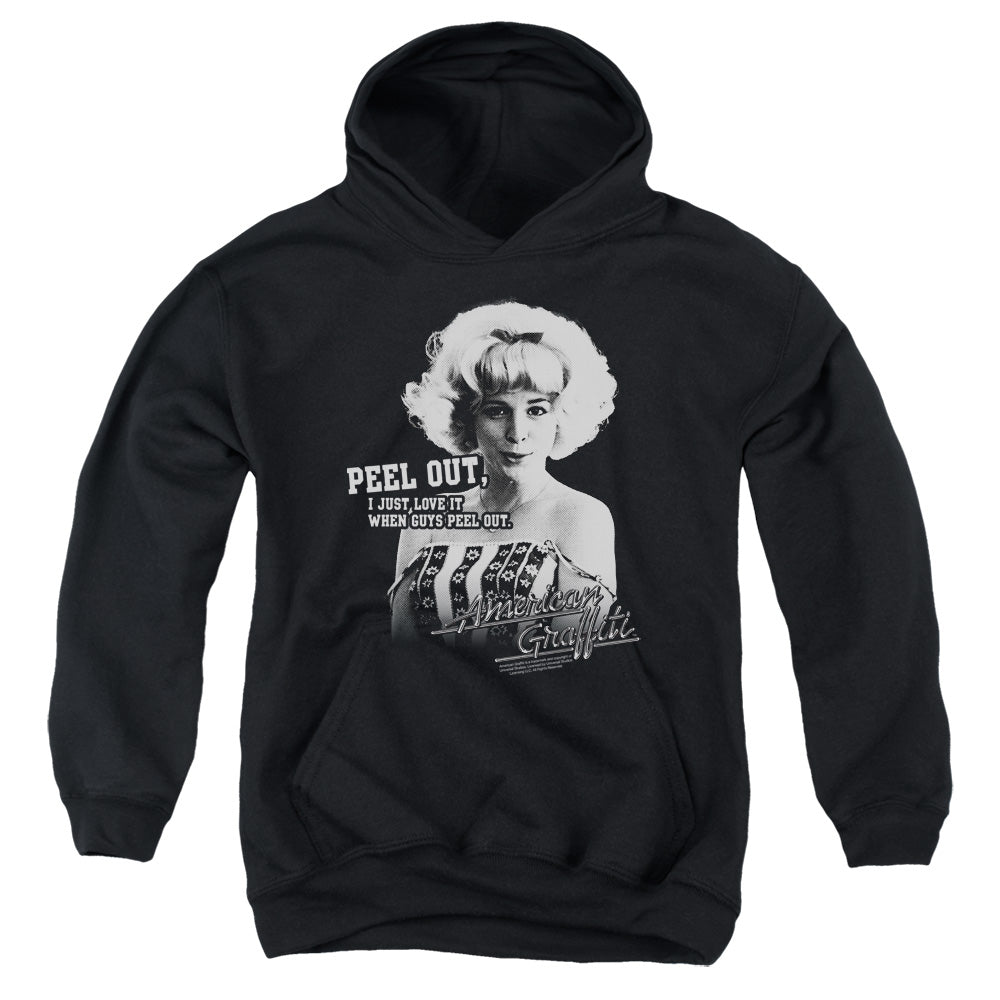 American Graffiti Peel Out Kids Youth Hoodie Black T-Shirts, Sweatshirt | CiraTrend.com