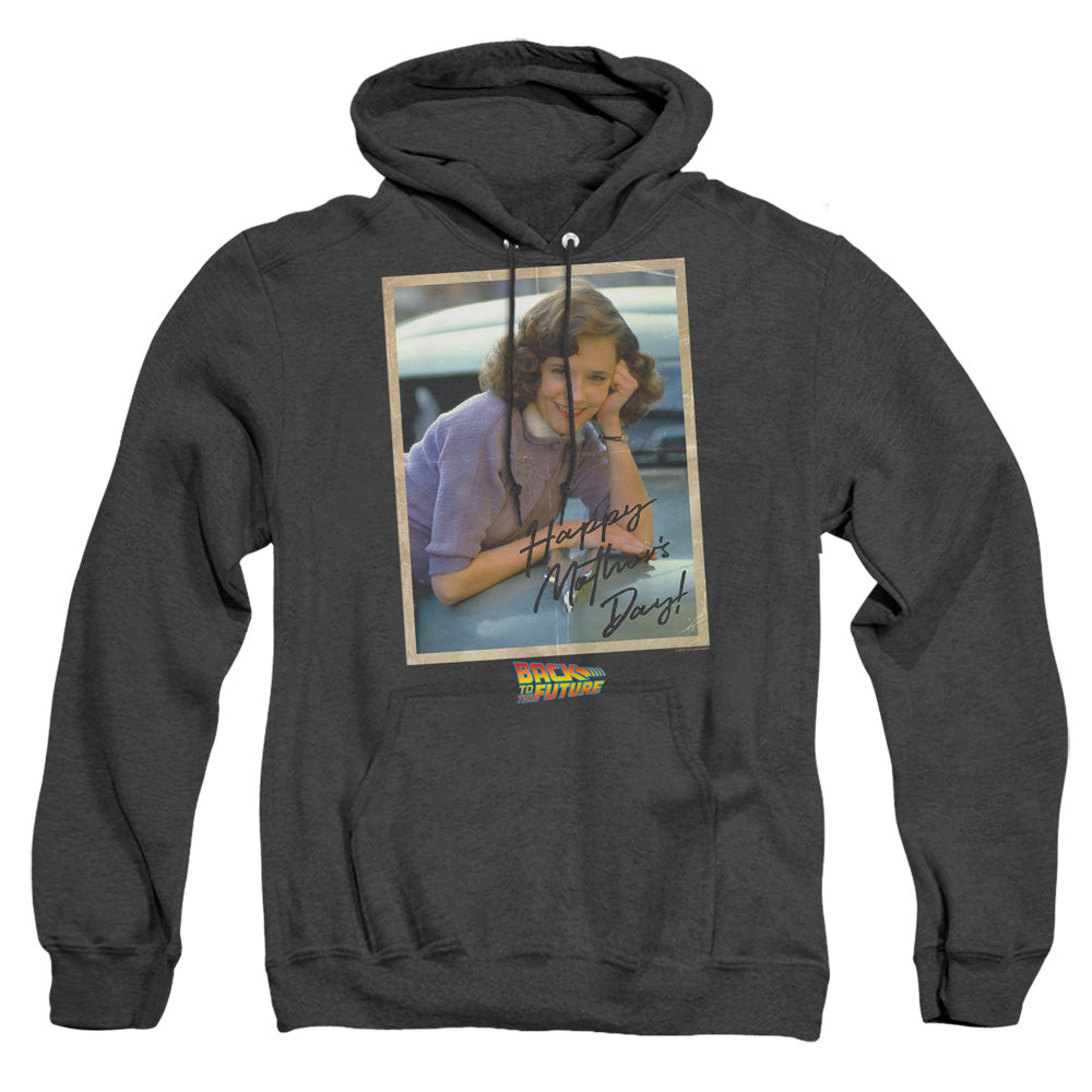 Back To The Future Bttf Mothers Day Mens Heather Hoodie Black T-Shirts, Sweatshirt | CiraTrend.com (Image 2)