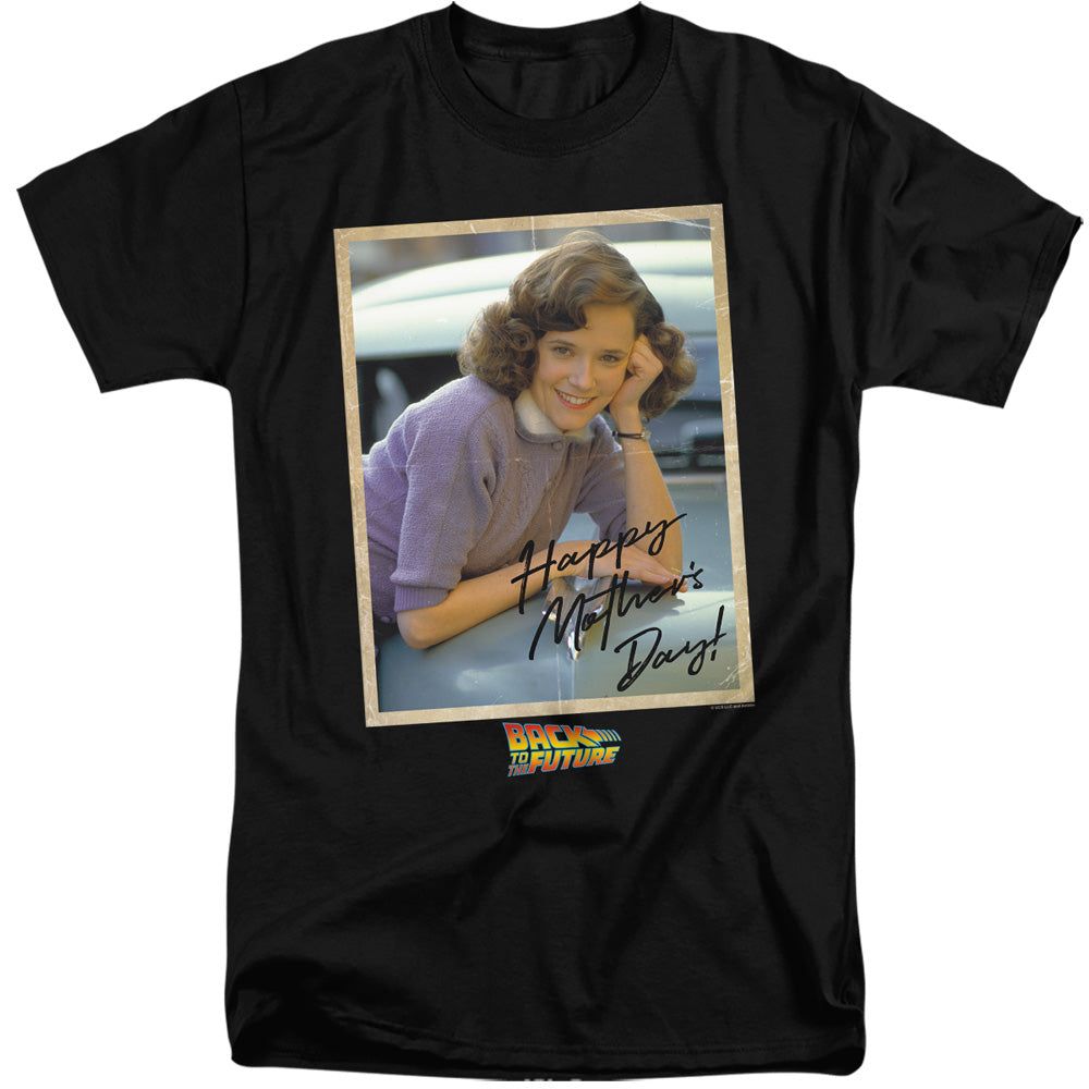 Back To The Future Bttf Mothers Day Mens Tall T Shirt Black Hoodie, Sweatshirt | CiraTrend.com