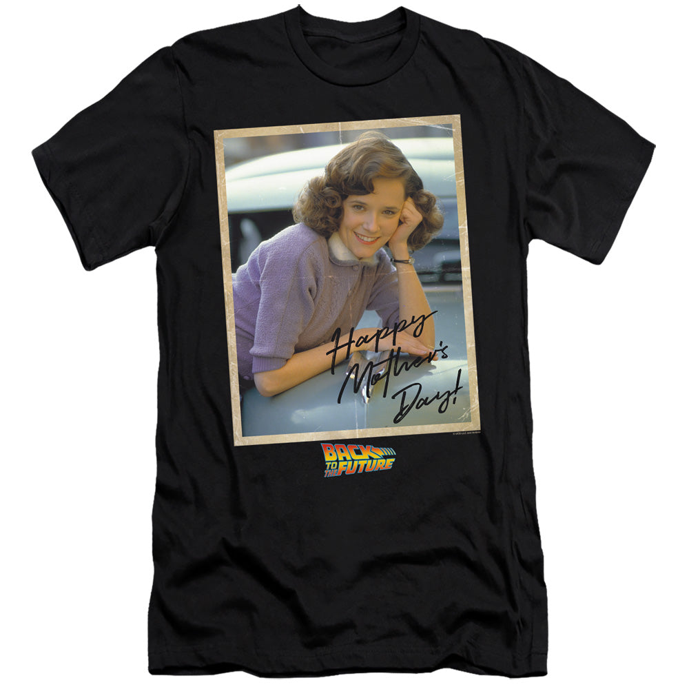 Back To The Future Bttf Mothers Day Hbo Premium Bella Canvas Slim Fit Mens T Shirt Black Hoodie, Sweatshirt | CiraTrend.com