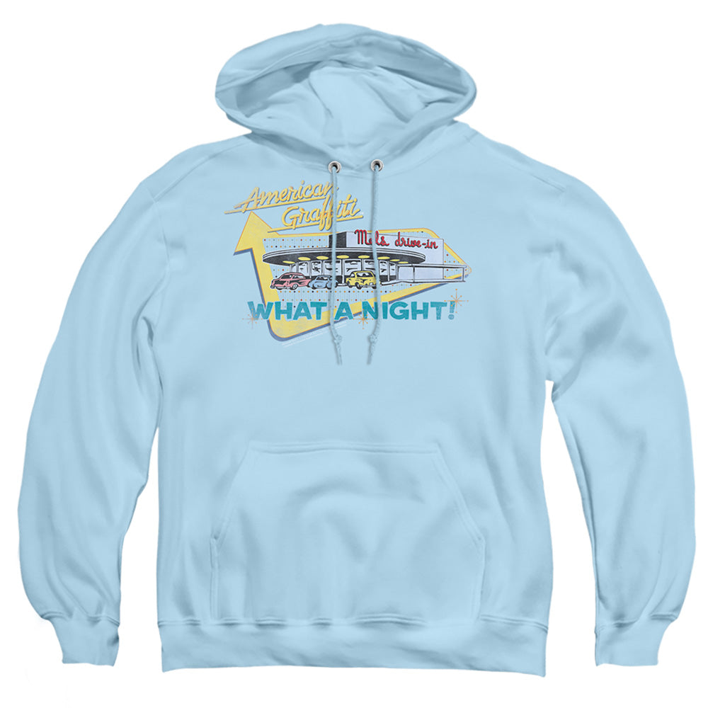 American Graffiti Mels Drive In Mens Hoodie Light Blue T-Shirts, Sweatshirt | CiraTrend.com (Image 2)