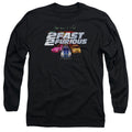 2 Fast 2 Furious Logo Mens Long Sleeve Shirt Black Black Hoodie, Sweatshirt | CiraTrend.com
