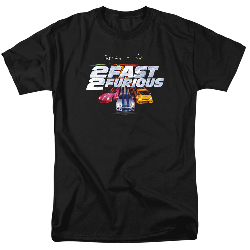 2 Fast 2 Furious Logo Mens T Shirt Black Hoodie, Sweatshirt | CiraTrend.com (Image 2)