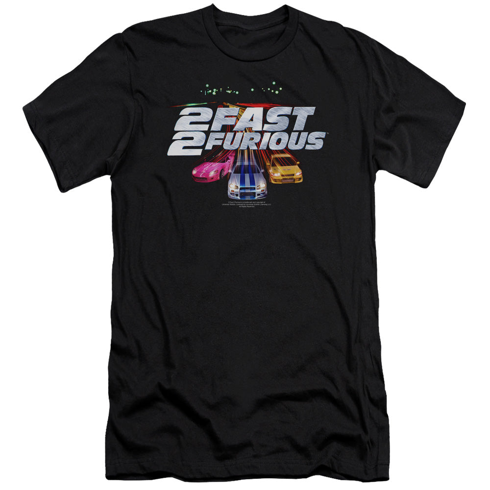 2 Fast 2 Furious Logo Premium Bella Canvas Slim Fit Mens T Shirt Black Hoodie, Sweatshirt | CiraTrend.com (Image 2)