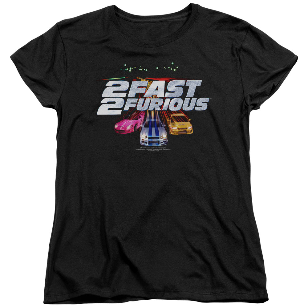 2 Fast 2 Furious Logo Womens T Shirt Black Hoodie, Sweatshirt | CiraTrend.com