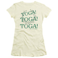 Animal House Toga Time Junior Sheer Cap Sleeve Womens T Shirt Cream Hoodie, Sweatshirt | CiraTrend.com