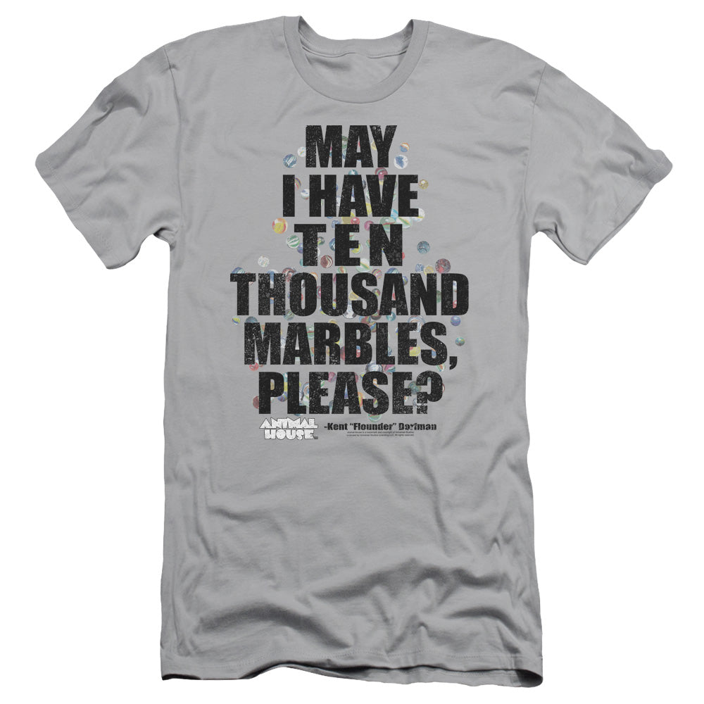 Animal House Marbles Slim Fit Mens T Shirt Silver Hoodie, Sweatshirt | CiraTrend.com