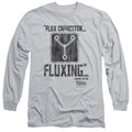 Back To The Future Fluxing Mens Long Sleeve Shirt Silver Hoodie, Sweatshirt | CiraTrend.com