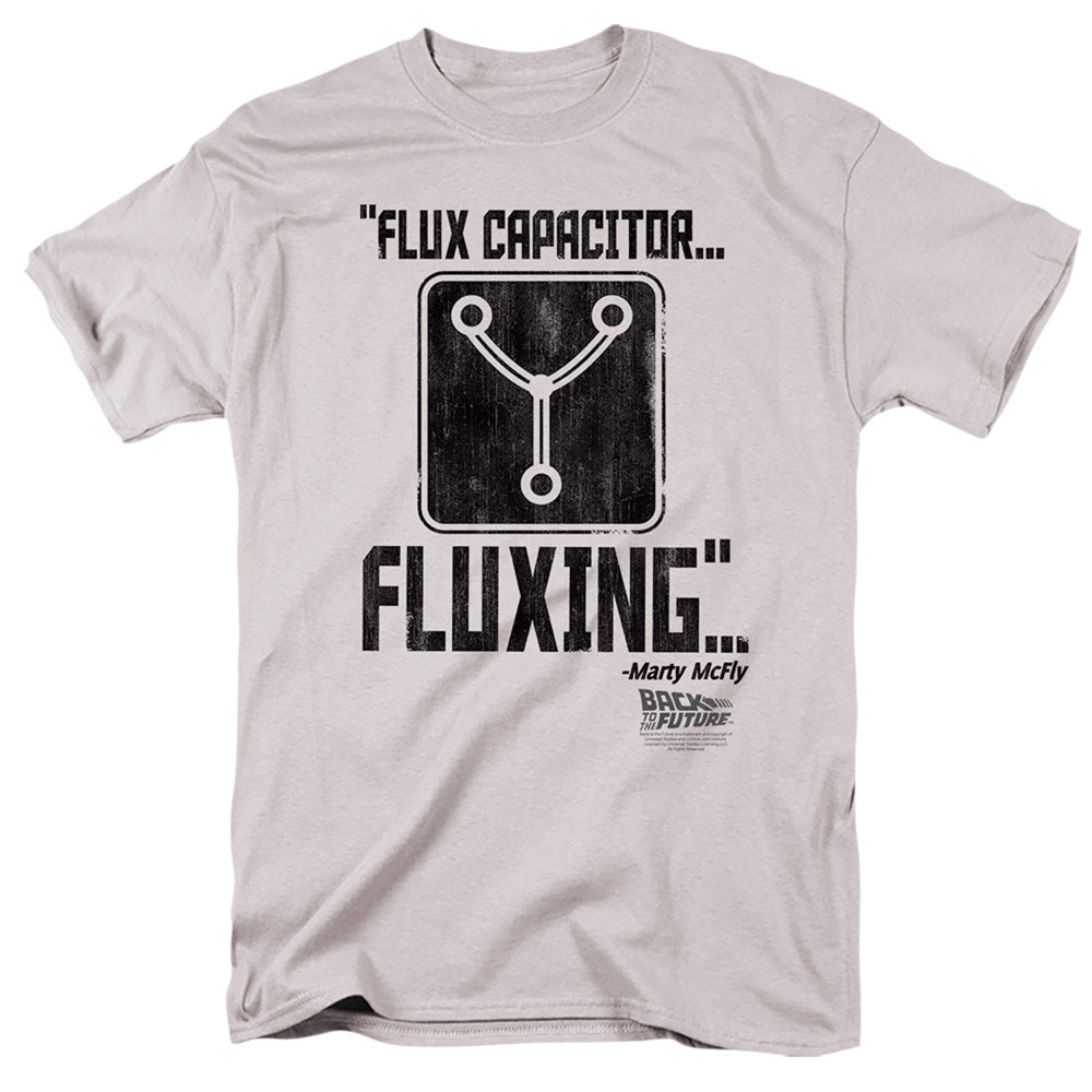 Back To The Future Fluxing Mens T Shirt Silver Hoodie, Sweatshirt | CiraTrend.com