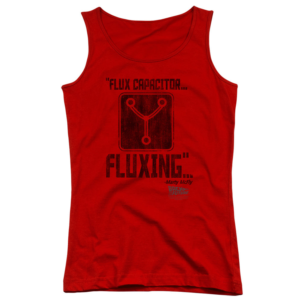 Back To The Future Fluxing Womens Tank Top Shirt Red Hoodie, Sweatshirt | CiraTrend.com