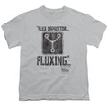 Back To The Future Fluxing Kids Youth T Shirt Silver Hoodie, Sweatshirt | CiraTrend.com