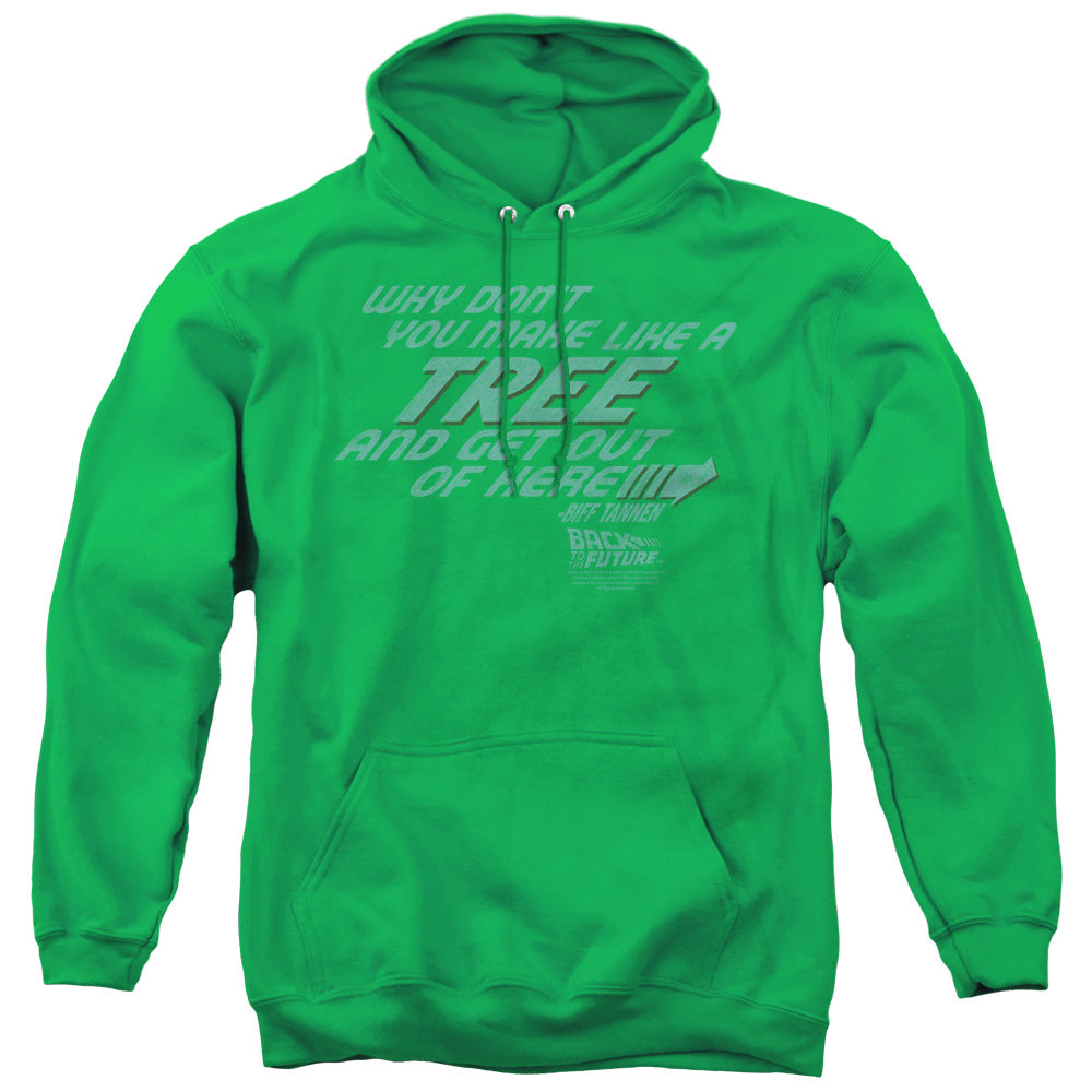 Back To The Future Make Like A Tree Mens Hoodie Kelly Green T-Shirts, Sweatshirt | CiraTrend.com (Image 1)