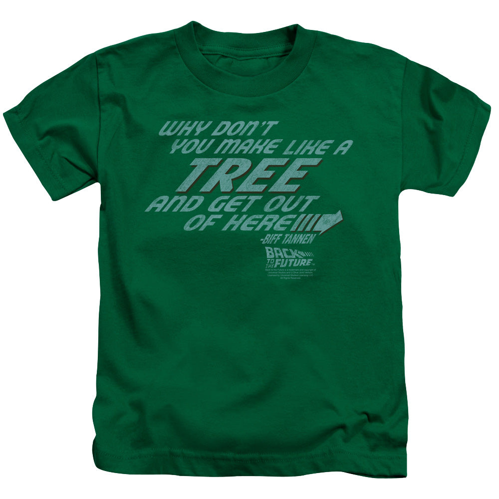 Back To The Future Make Like A Tree Juvenile Kids Youth T Shirt Kelly Green Hoodie, Sweatshirt | CiraTrend.com