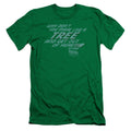 Back To The Future Make Like A Tree Slim Fit Mens T Shirt Kelly Green Hoodie, Sweatshirt | CiraTrend.com