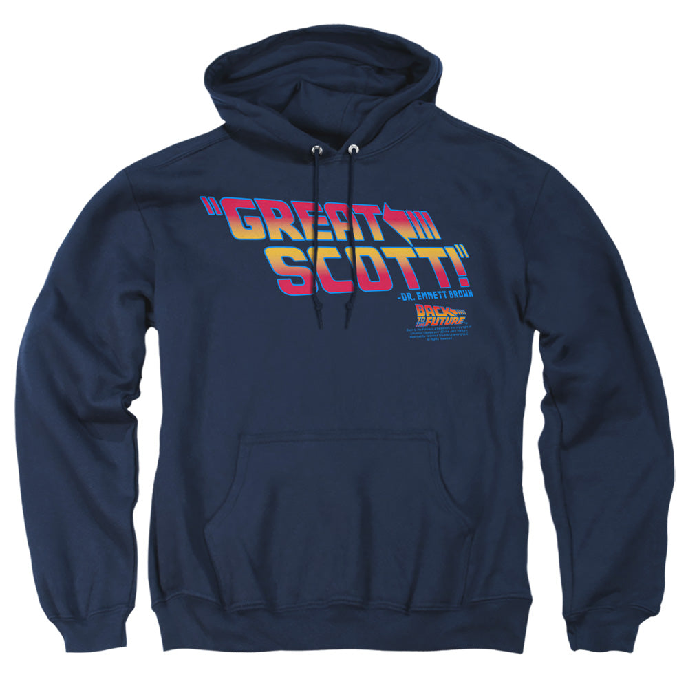 Back To The Future Great Scott Mens Hoodie Navy T-Shirts, Sweatshirt | CiraTrend.com (Image 3)