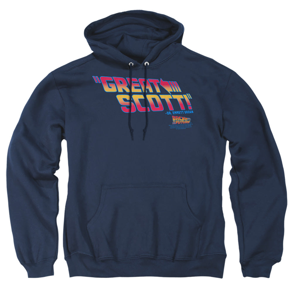 Back To The Future Great Scott Mens Hoodie Navy T-Shirts, Sweatshirt | CiraTrend.com (Image 1)