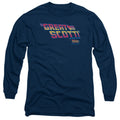 Back To The Future Great Scott Mens Long Sleeve Shirt Navy Blue Hoodie, Sweatshirt | CiraTrend.com