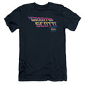 Back To The Future Great Scott Slim Fit Mens T Shirt Navy Blue Hoodie, Sweatshirt | CiraTrend.com