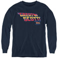 Back To The Future Great Scott Long Sleeve Kids Youth T Shirt Navy Blue Hoodie, Sweatshirt | CiraTrend.com