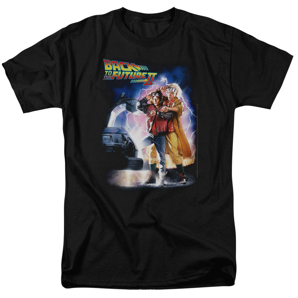 Back To The Future Ii Poster Mens T Shirt Black Black Hoodie, Sweatshirt | CiraTrend.com