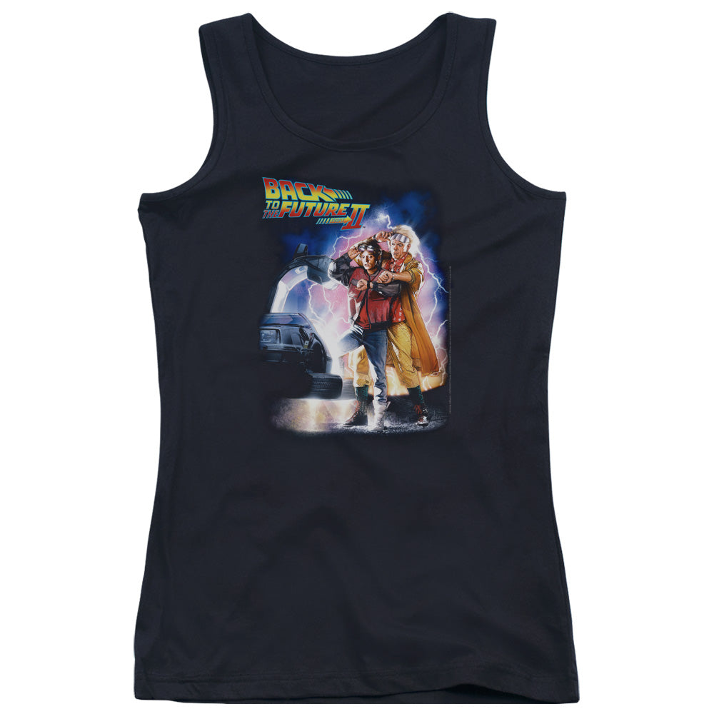 Back To The Future II Poster Womens Tank Top Shirt Black Hoodie, Sweatshirt | CiraTrend.com