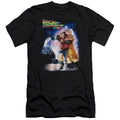 Back To The Future II Poster Slim Fit Mens T Shirt Black Hoodie, Sweatshirt | CiraTrend.com