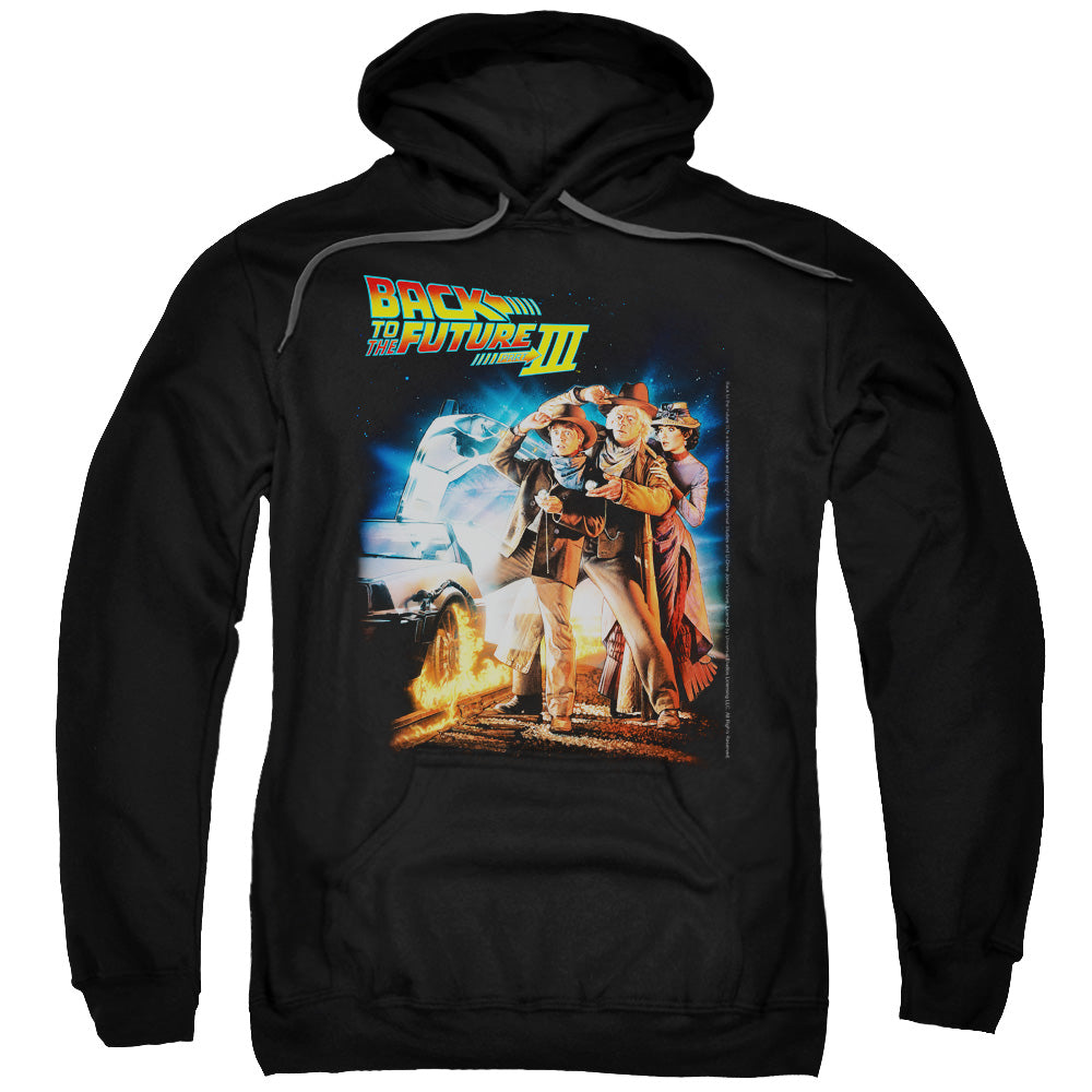 Back To The Future Iii Poster Mens Hoodie Black T-Shirts, Sweatshirt | CiraTrend.com (Image 1)