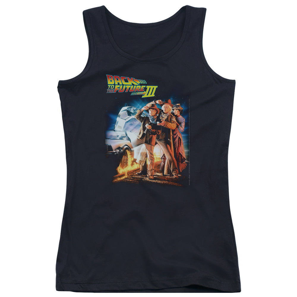 Back To The Future III Poster Womens Tank Top Shirt Black Hoodie, Sweatshirt | CiraTrend.com