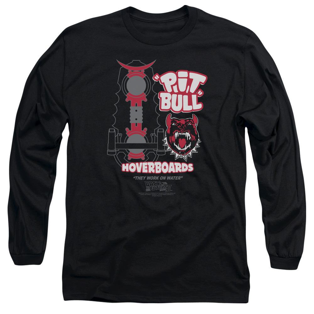 Back To The Future Ii Pit Bull Mens Long Sleeve Shirt Black Hoodie, Sweatshirt | CiraTrend.com (Image 3)