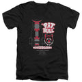 Back To The Future II Pit Bull Mens Slim Fit V-Neck T Shirt Black Hoodie, Sweatshirt | CiraTrend.com