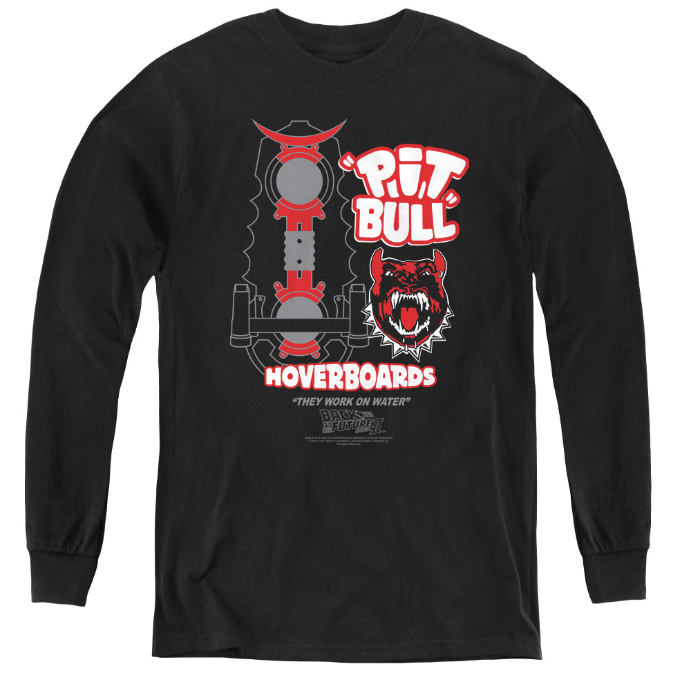 Back To The Future II Pit Bull Long Sleeve Kids Youth T Shirt Black Hoodie, Sweatshirt | CiraTrend.com