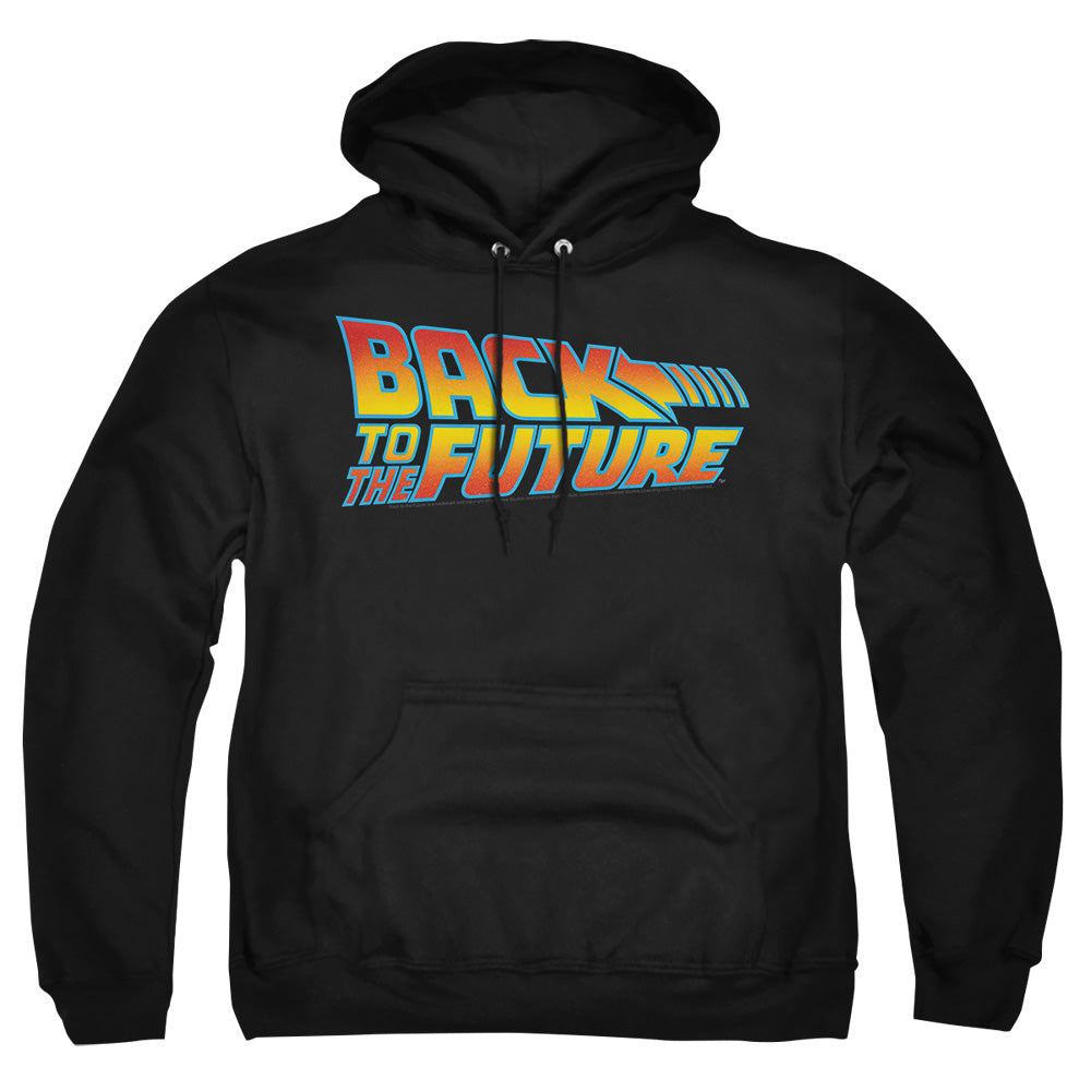 Back To The Future Logo Mens Hoodie Black T-Shirts, Sweatshirt | CiraTrend.com (Image 5)