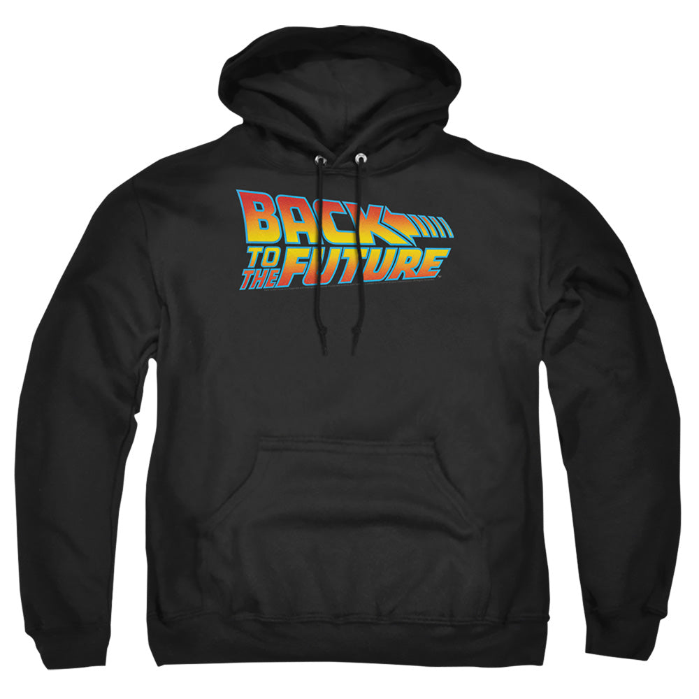 Back To The Future Logo Mens Hoodie Black T-Shirts, Sweatshirt | CiraTrend.com (Image 2)