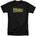Back To The Future Logo Mens Tall T Shirt Black Black Hoodie, Sweatshirt | CiraTrend.com