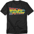 Back To The Future Logo Mens T Shirt Black Hoodie, Sweatshirt | CiraTrend.com