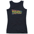 Back To The Future Logo Womens Tank Top Shirt Black Hoodie, Sweatshirt | CiraTrend.com