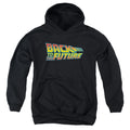 Back To The Future Logo Kids Youth Hoodie Black T-Shirts, Sweatshirt | CiraTrend.com