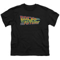 Back To The Future Logo Kids Youth T Shirt Black Hoodie, Sweatshirt | CiraTrend.com