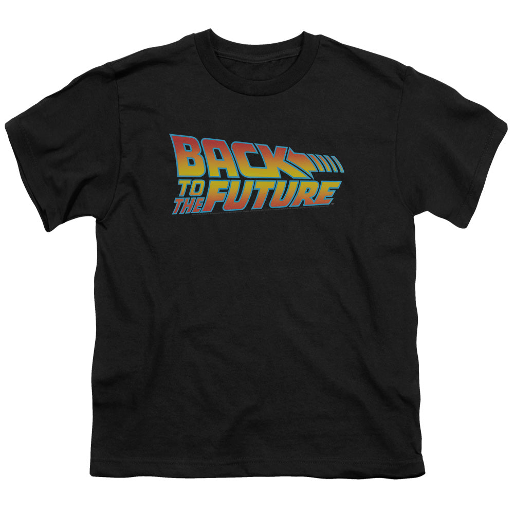 Back To The Future Logo Kids Youth T Shirt Black Hoodie, Sweatshirt | CiraTrend.com