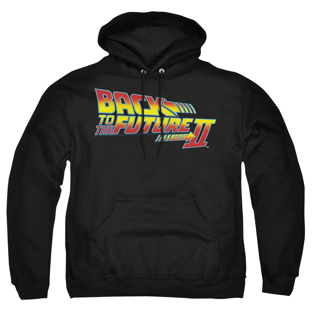 Back To The Future Ii Logo Mens Hoodie Black T-Shirts, Sweatshirt | CiraTrend.com (Image 5)