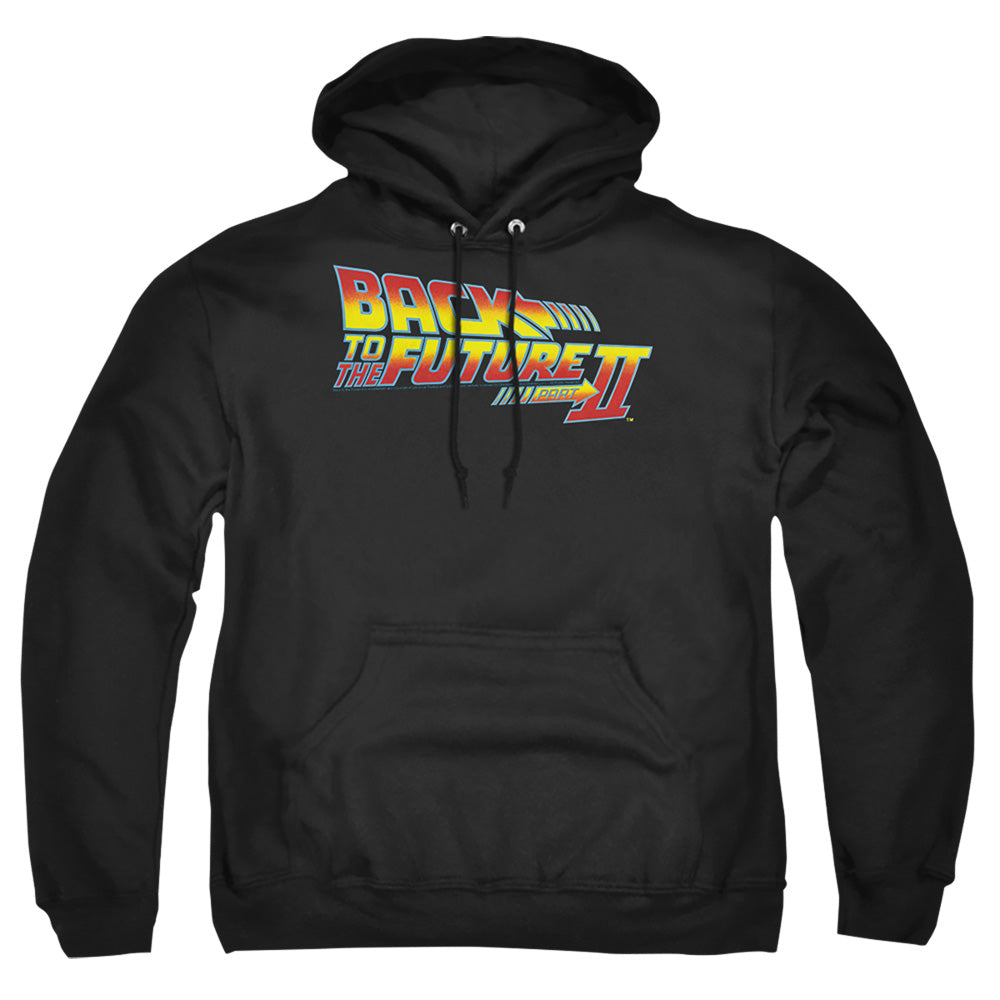 Back To The Future Ii Logo Mens Hoodie Black T-Shirts, Sweatshirt | CiraTrend.com (Image 3)