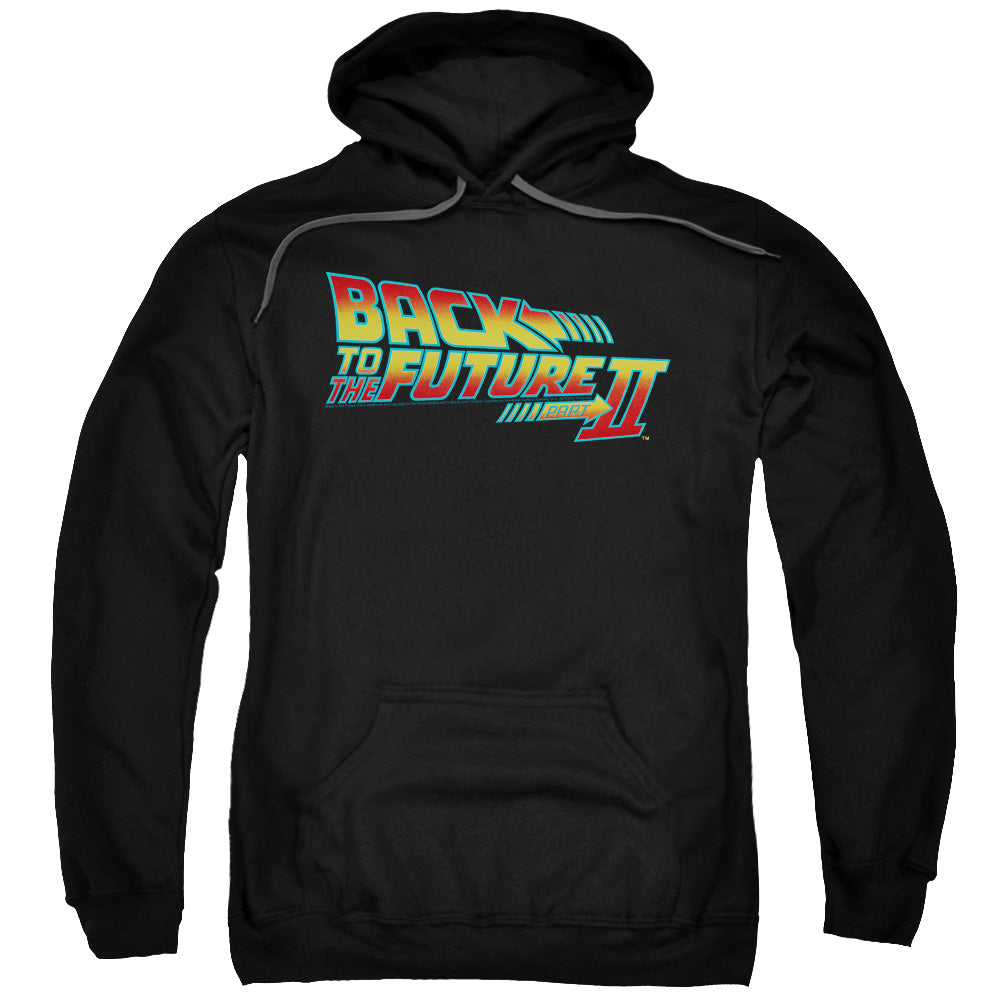 Back To The Future Ii Logo Mens Hoodie Black T-Shirts, Sweatshirt | CiraTrend.com (Image 1)