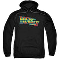 Back To The Future Ii Logo Mens Hoodie Black T-Shirts, Sweatshirt | CiraTrend.com (Image 1)
