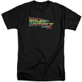 Back To The Future Ii Logo Mens Tall T Shirt Black Black Hoodie, Sweatshirt | CiraTrend.com