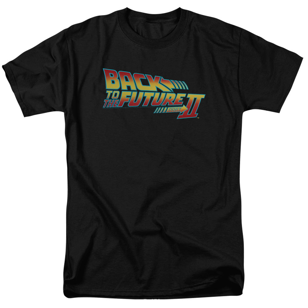 Back To The Future Ii Logo Mens T Shirt Black Black Hoodie, Sweatshirt | CiraTrend.com