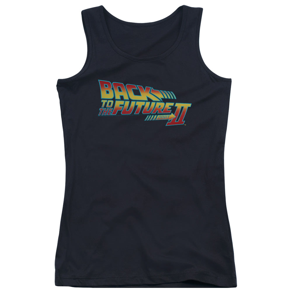 Back To The Future II Logo Womens Tank Top Shirt Black Hoodie, Sweatshirt | CiraTrend.com