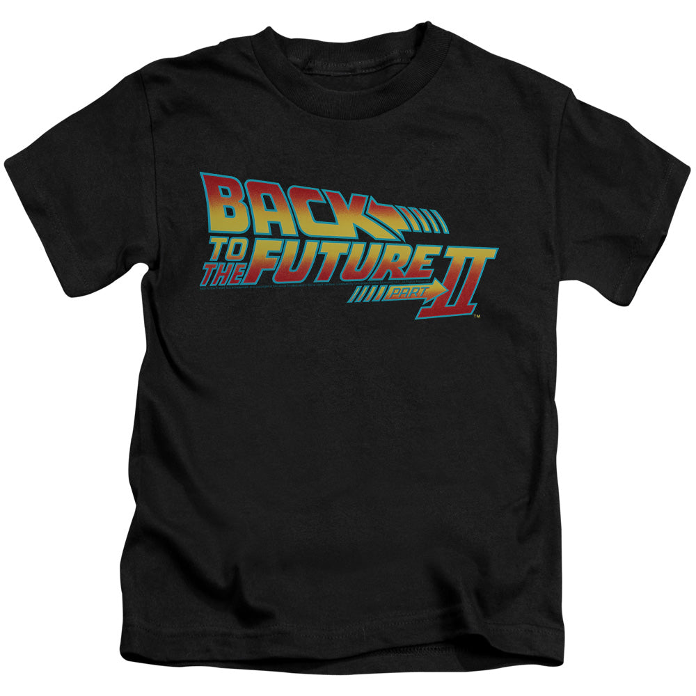 Back To The Future II Logo Juvenile Kids Youth T Shirt Black Hoodie, Sweatshirt | CiraTrend.com