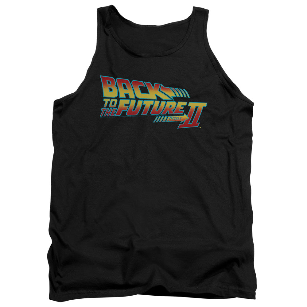 Back To The Future Ii Logo Mens Tank Top Shirt Black Black Hoodie, Sweatshirt | CiraTrend.com