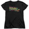 Back To The Future II Logo Womens T Shirt Black Hoodie, Sweatshirt | CiraTrend.com