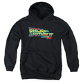 Back To The Future II Logo Kids Youth Hoodie Black T-Shirts, Sweatshirt | CiraTrend.com